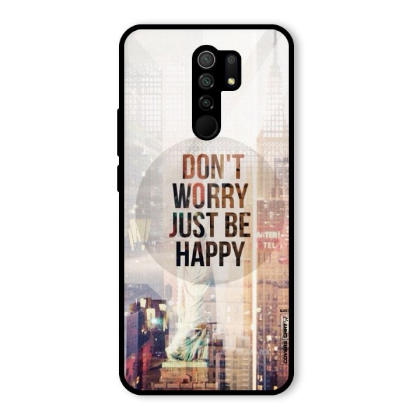 Feel Lively Glass Back Case for Redmi 9 Prime