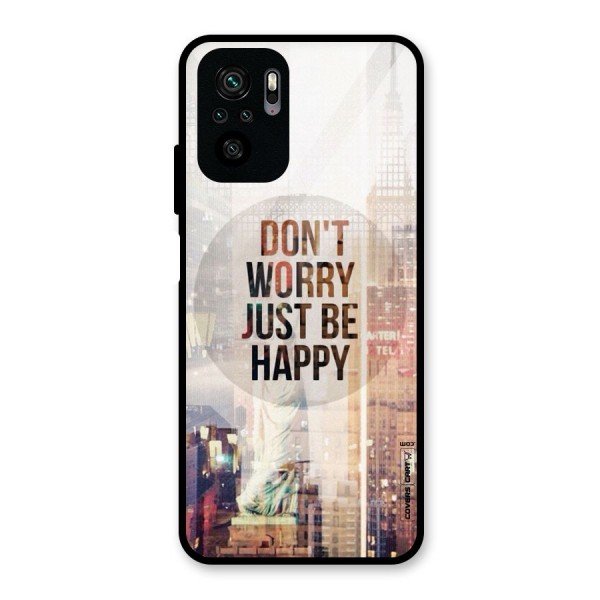 Feel Lively Glass Back Case for Redmi Note 10