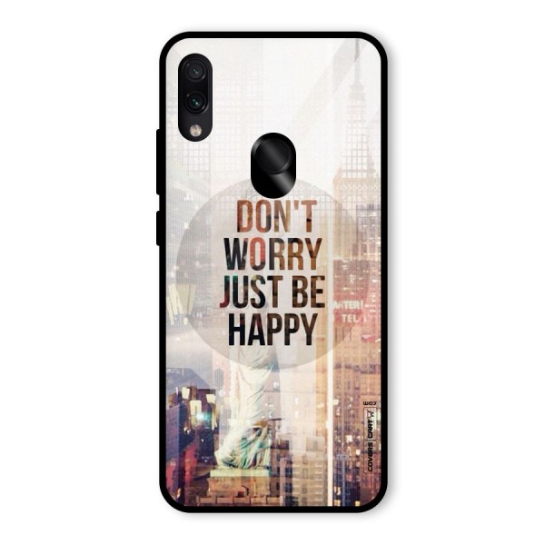 Feel Lively Glass Back Case for Redmi Note 7