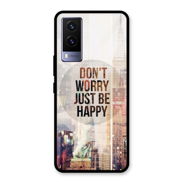 Feel Lively Glass Back Case for Vivo V21e 5G