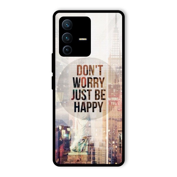 Feel Lively Glass Back Case for Vivo V23 Pro