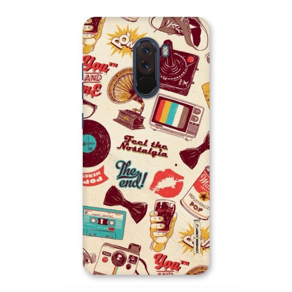 Feel The Nostalgia Back Case for Poco F1