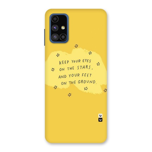 Feet On Ground Back Case for Galaxy M51