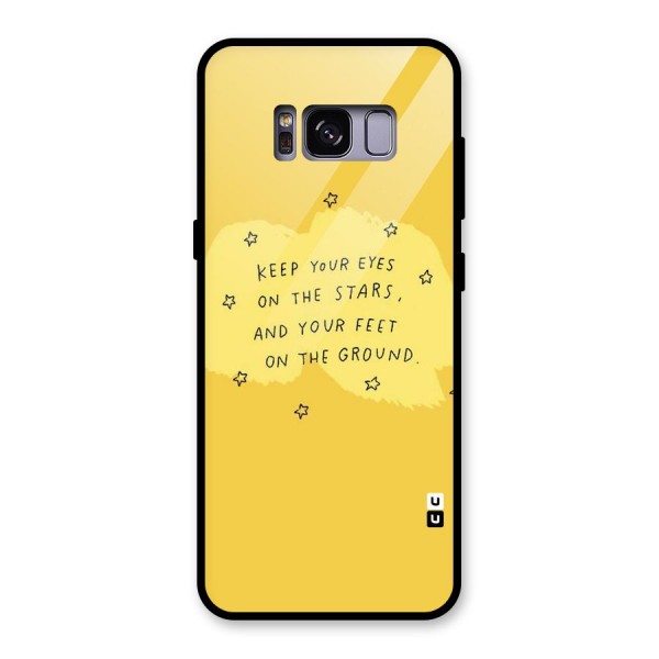 Feet On Ground Glass Back Case for Galaxy S8