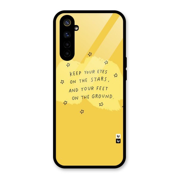 Feet On Ground Glass Back Case for Realme 6