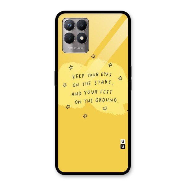 Feet On Ground Glass Back Case for Realme 8i