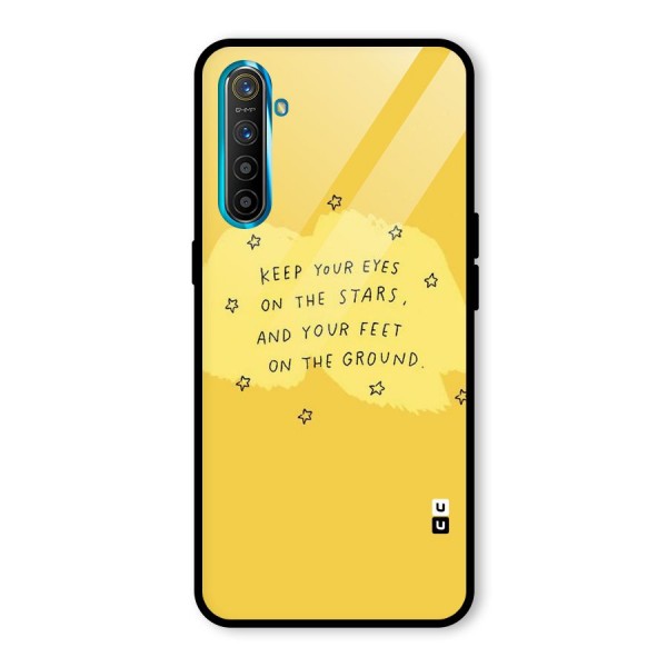 Feet On Ground Glass Back Case for Realme XT