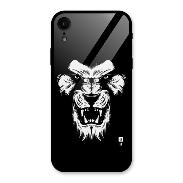 Fierce Lion Digital Art Glass Back Case for XR