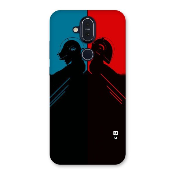 Fight Colours Back Case for Nokia 8.1