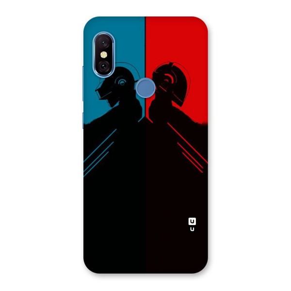 Fight Colours Back Case for Redmi Note 6 Pro