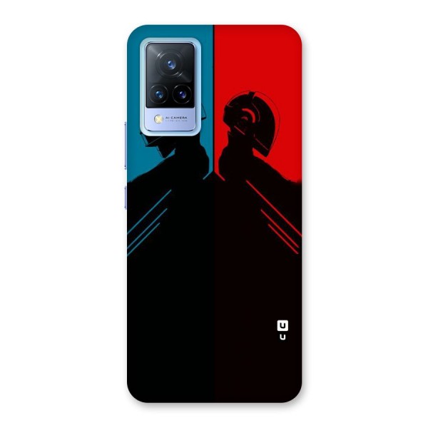 Fight Colours Back Case for Vivo V21 5G