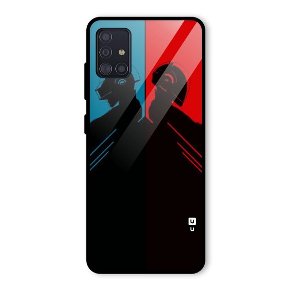 Fight Colours Glass Back Case for Galaxy A51