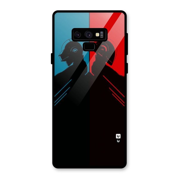 Fight Colours Glass Back Case for Galaxy Note 9