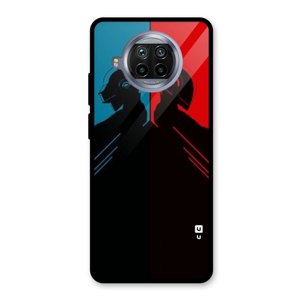 Fight Colours Glass Back Case for Mi 10i