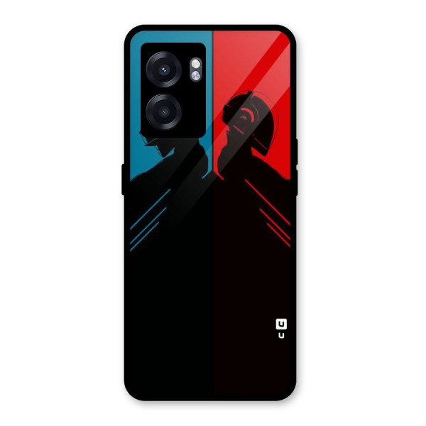 Fight Colours Glass Back Case for Oppo K10 (5G)