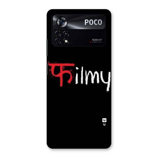 Filmy Back Case for Poco X4 Pro 5G