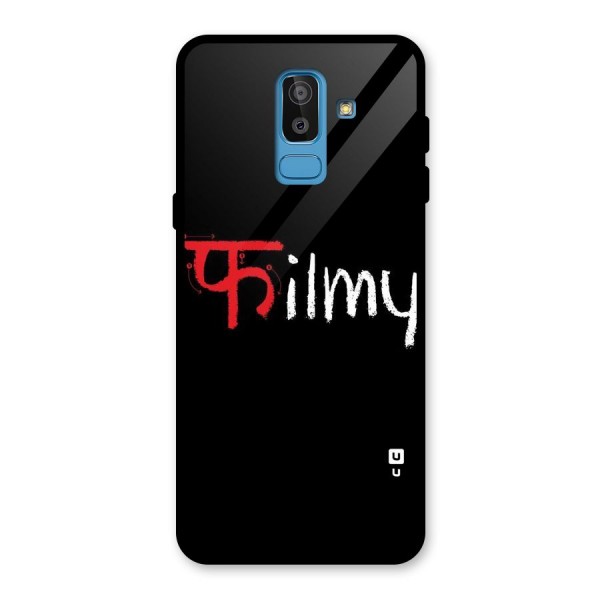 Filmy Glass Back Case for Galaxy J8