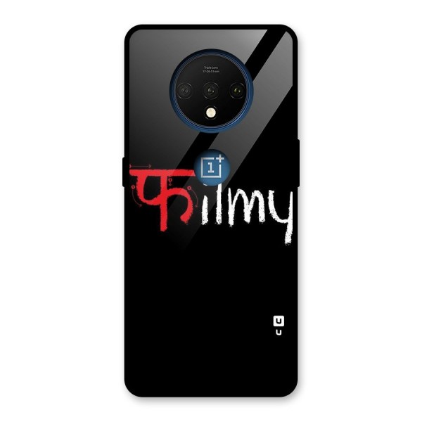 Filmy Glass Back Case for OnePlus 7T