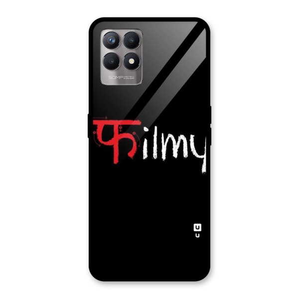 Filmy Glass Back Case for Realme 8i