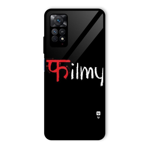 Filmy Glass Back Case for Redmi Note 11 Pro