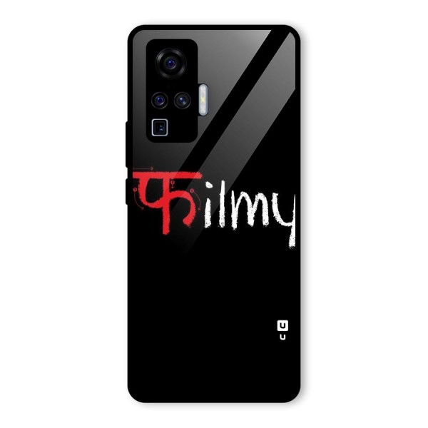 Filmy Glass Back Case for Vivo X50 Pro