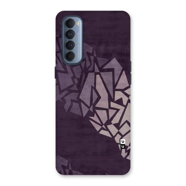 Fine Abstract Back Case for Reno4 Pro