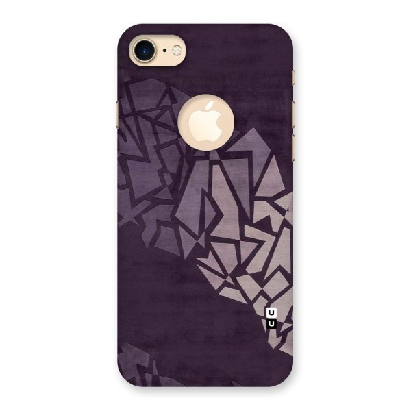 Fine Abstract Back Case for iPhone 8 Logo Cut