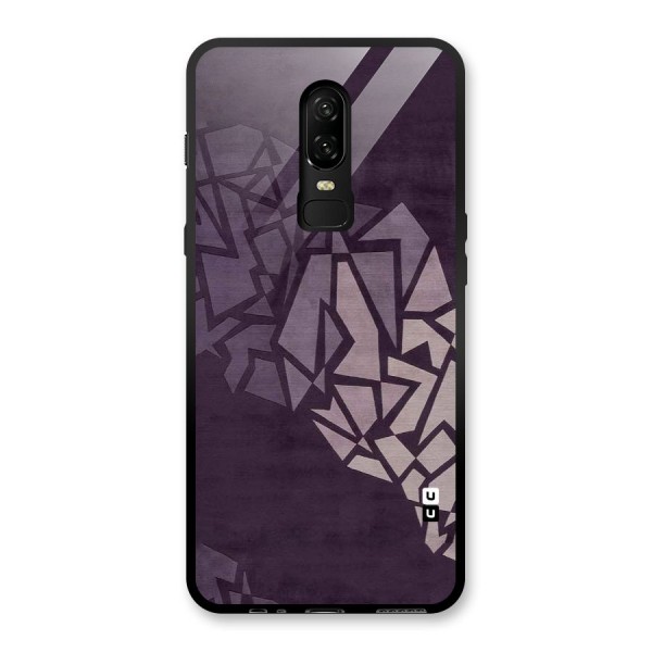 Fine Abstract Glass Back Case for OnePlus 6