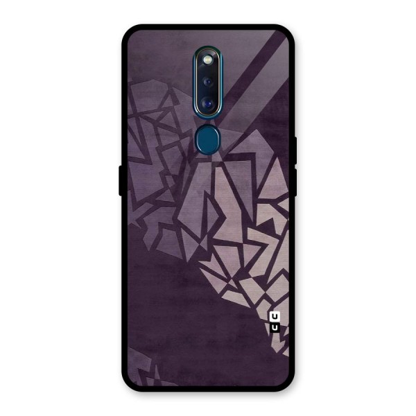 Fine Abstract Glass Back Case for Oppo F11 Pro