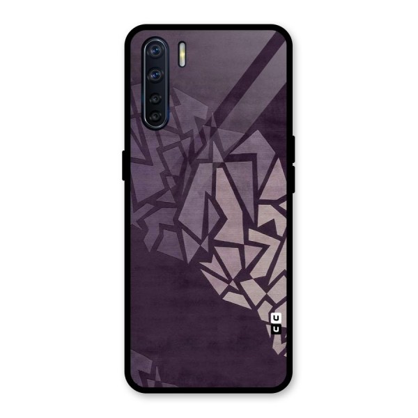 Fine Abstract Glass Back Case for Oppo F15