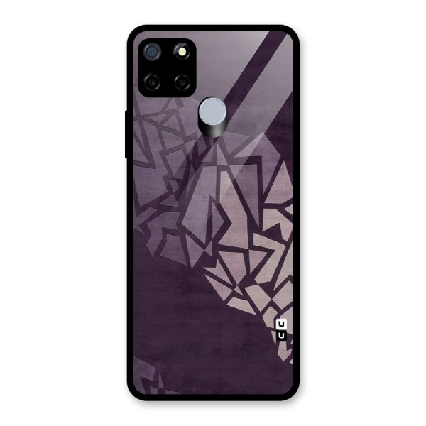 Fine Abstract Glass Back Case for Realme C15