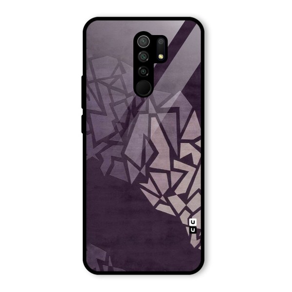 Fine Abstract Glass Back Case for Redmi 9 Prime