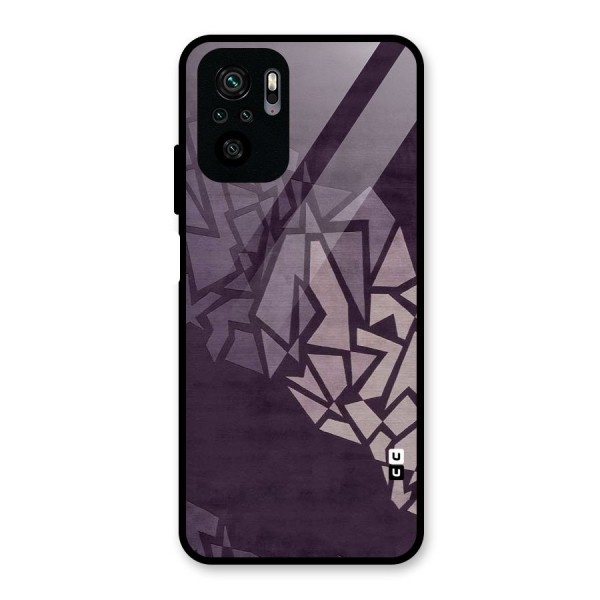 Fine Abstract Glass Back Case for Redmi Note 10