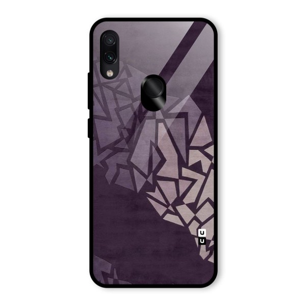 Fine Abstract Glass Back Case for Redmi Note 7