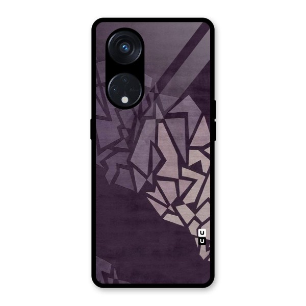 Fine Abstract Glass Back Case for Reno8 T 5G