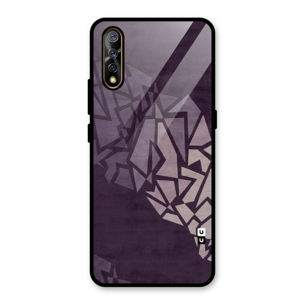 Fine Abstract Glass Back Case for Vivo S1