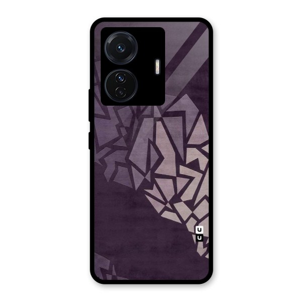 Fine Abstract Glass Back Case for Vivo T1 Pro