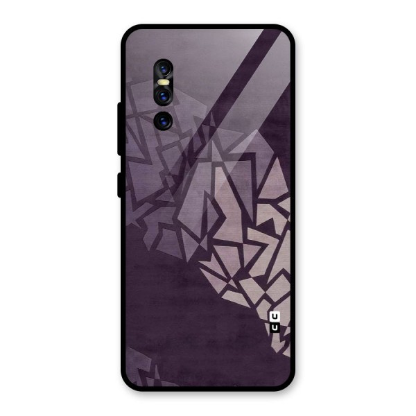 Fine Abstract Glass Back Case for Vivo V15 Pro