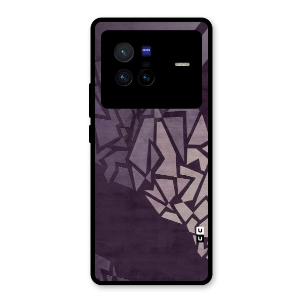 Fine Abstract Glass Back Case for Vivo X80