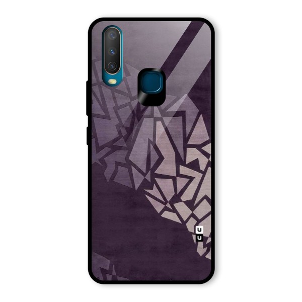 Fine Abstract Glass Back Case for Vivo Y12