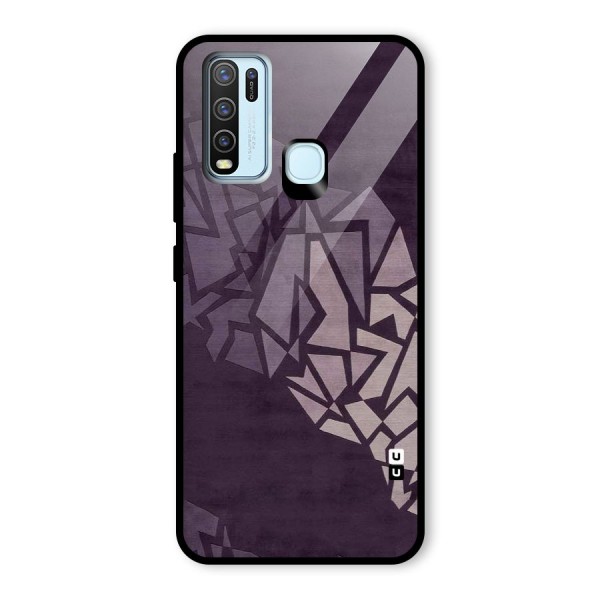 Fine Abstract Glass Back Case for Vivo Y50