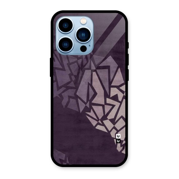 Fine Abstract Glass Back Case for iPhone 13 Pro