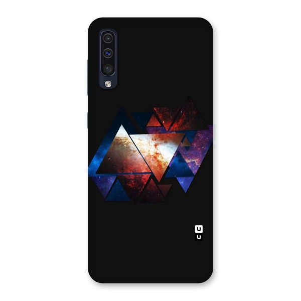 Fire Galaxy Triangles Back Case for Galaxy A50