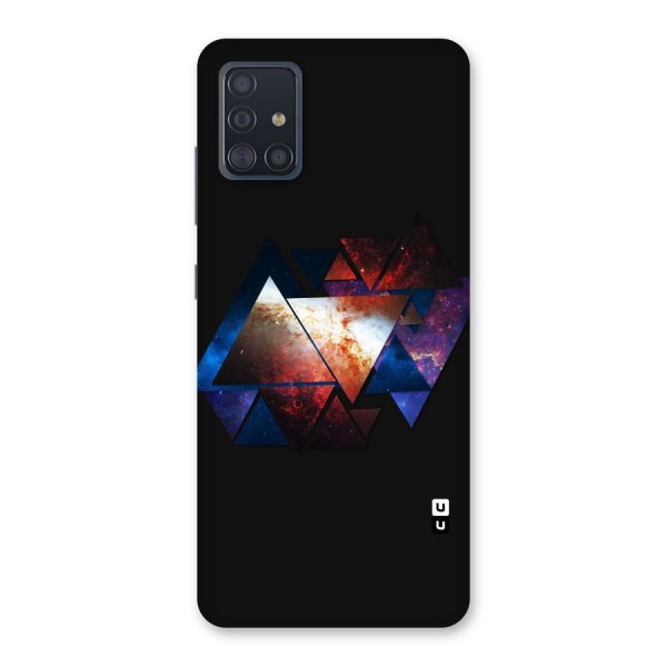 Fire Galaxy Triangles Back Case for Galaxy A51