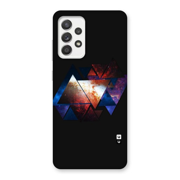 Fire Galaxy Triangles Back Case for Galaxy A52