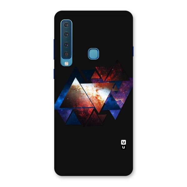 Fire Galaxy Triangles Back Case for Galaxy A9 (2018)