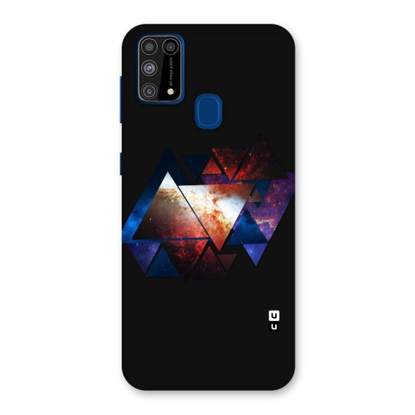 Fire Galaxy Triangles Back Case for Galaxy M31