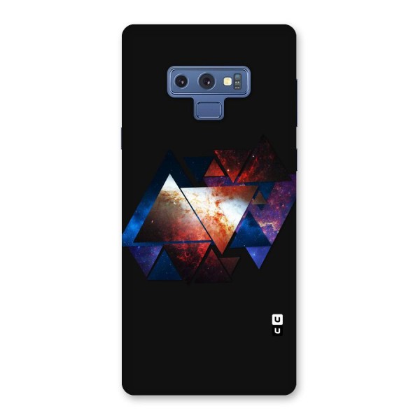 Fire Galaxy Triangles Back Case for Galaxy Note 9