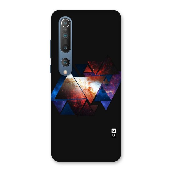 Fire Galaxy Triangles Back Case for Mi 10