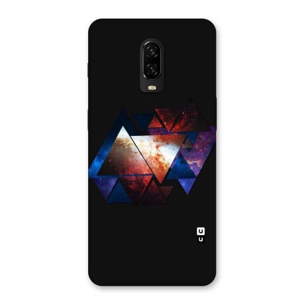 Fire Galaxy Triangles Back Case for OnePlus 6T